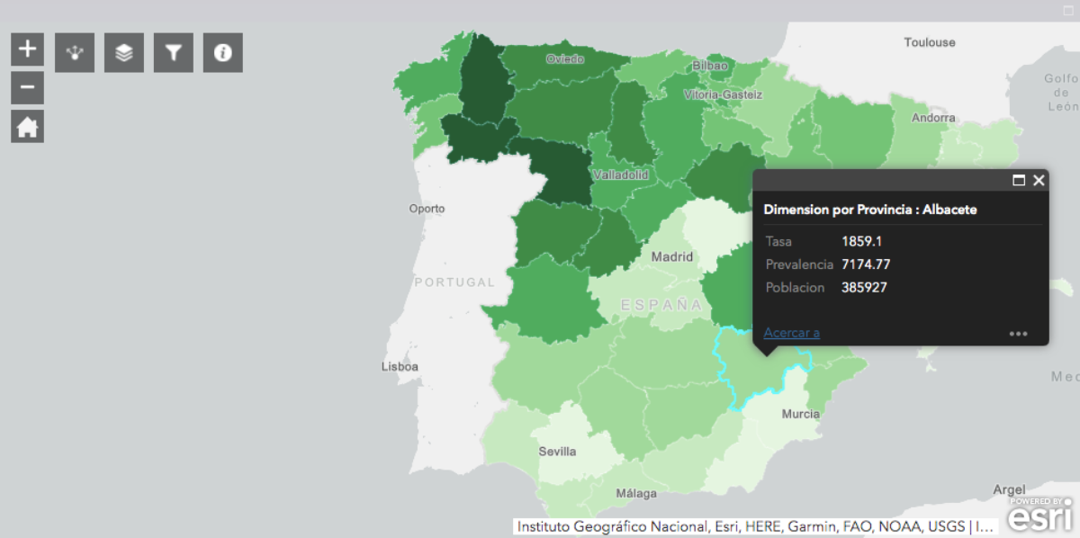 Prevalencia del cáncer en la provincia de Albacete / Imagen: AECC