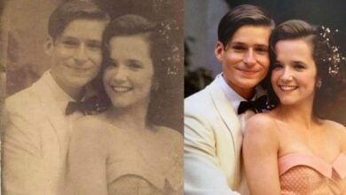 Los personajes de 'Regreso al Futuro' / Imagen @FrankCroft