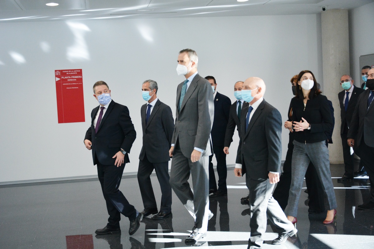 Rouco acompaña a Felipe VI en la inauguración de la nueva Ciudad de la Justicia de Albacete