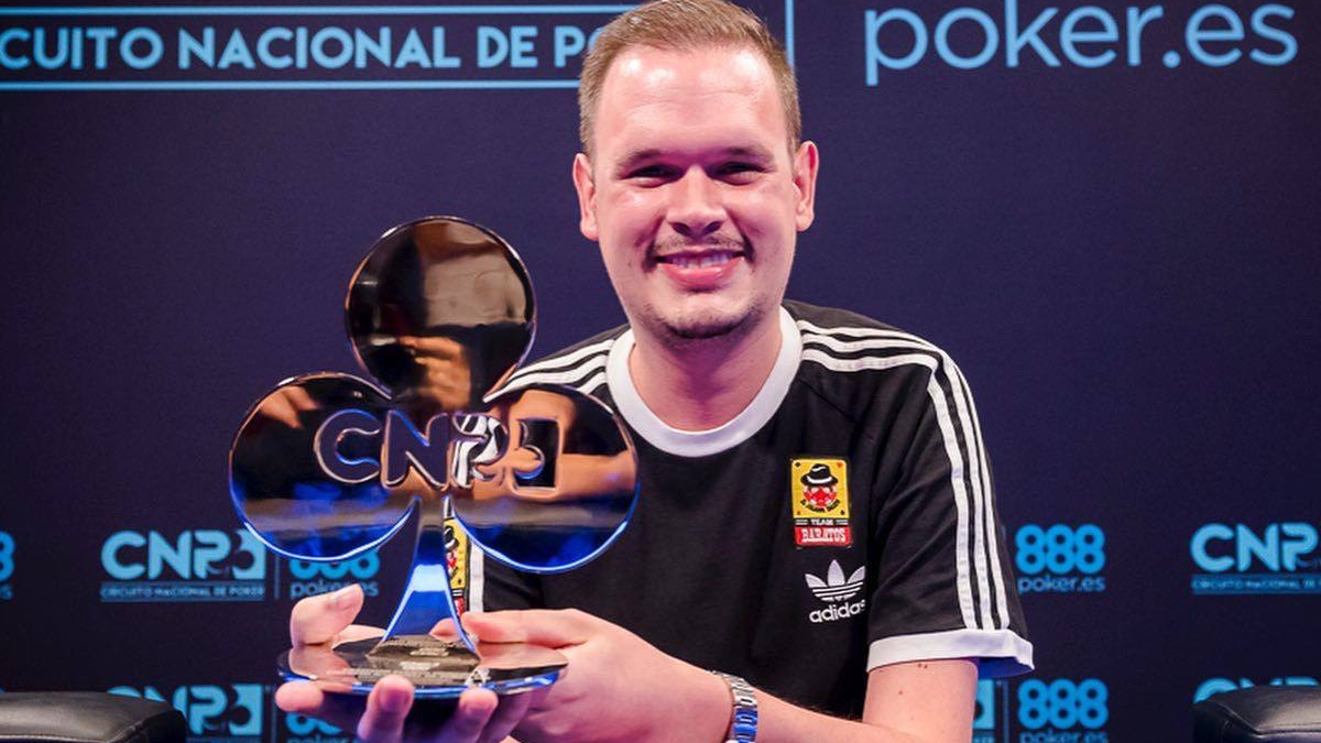 El albaceteño Víctor Jiménez / Imagen: Campeonato Nacional de Póker