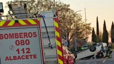 Aparatoso accidente en Albacete para despedir el año