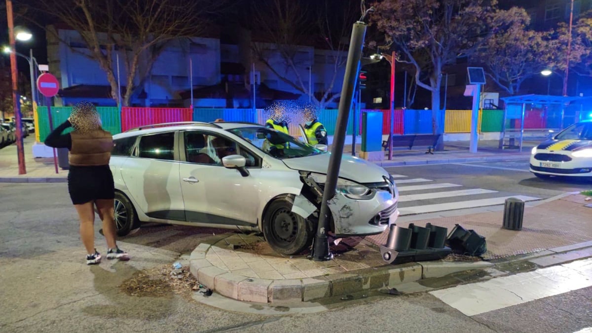 Detenido tras este accidente en Albacete