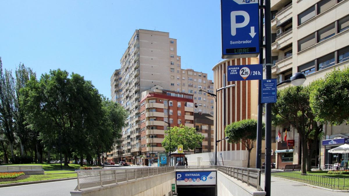 Aparcamiento El Sembrador en Albacete / Imagen de archivo