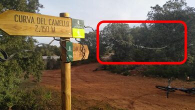 Investigan la colocación de "peligrosas" trampas para ciclistas