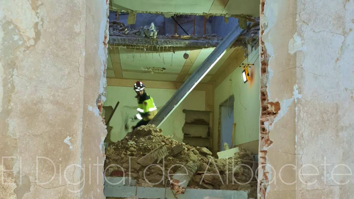 Derrumbe en Peñas de San Pedro (Albacete)