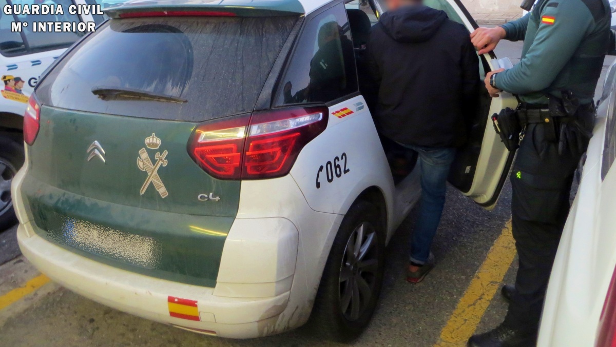 Detenido por la Guardia Civil tras un suceso en Castila-La Mancha