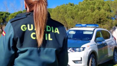Una agente de la Guardia Civil