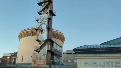 Pancarta contra el Rey en Albacete