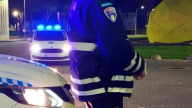 Un agente de la Policía Local de Albacete en una foto de archivo