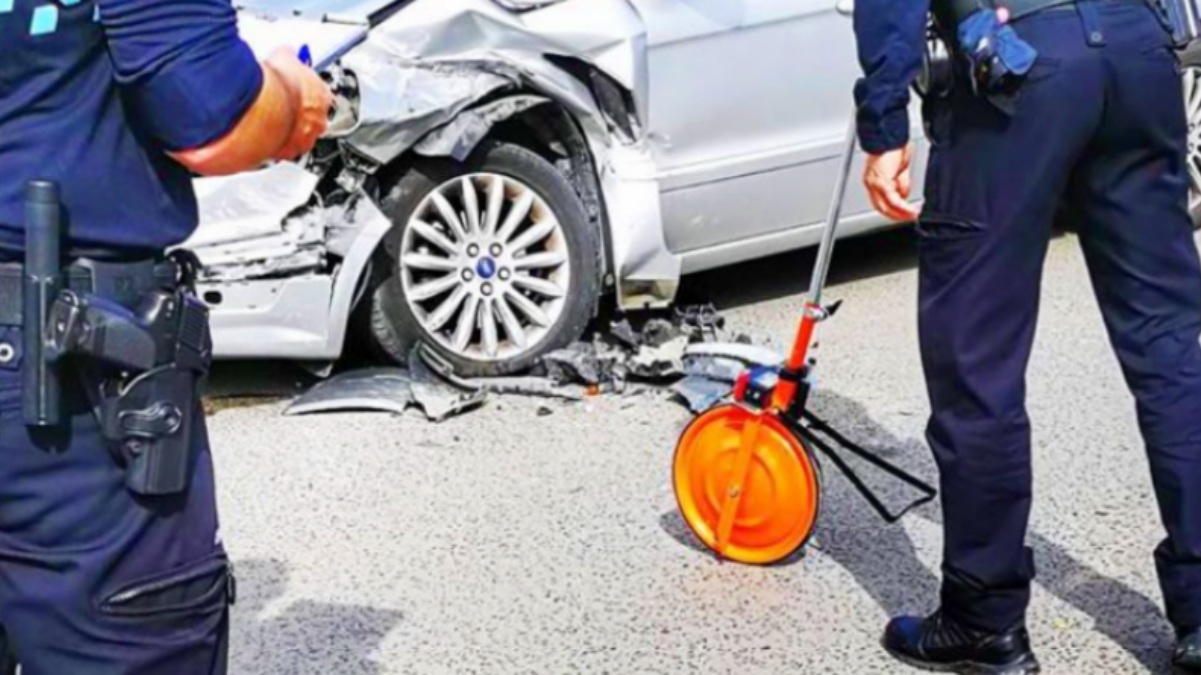 Accidente en Albacete - Foto de archivo