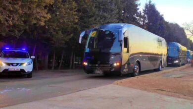 Controles de autobuses de transporte escolar en Albacete - Foto: Policía Local