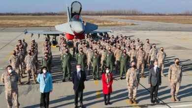 La ministra de Defensa visita al contingente del Ejército del Aire desplegado en Bulgaria