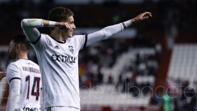 Dani González golea con el Albacete Balompié