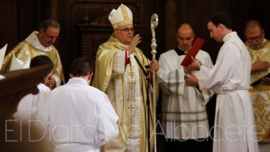 El Obispo de Albacete, Ángel Fernández / Imagen de archivo