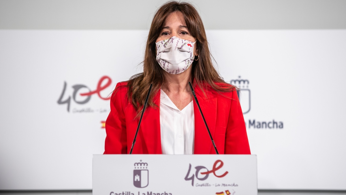 La consejera de Igual dad y Portavoz del Gobierno de Castilla-La Mancha; Blanca Fernández / Imagen: JCCM
