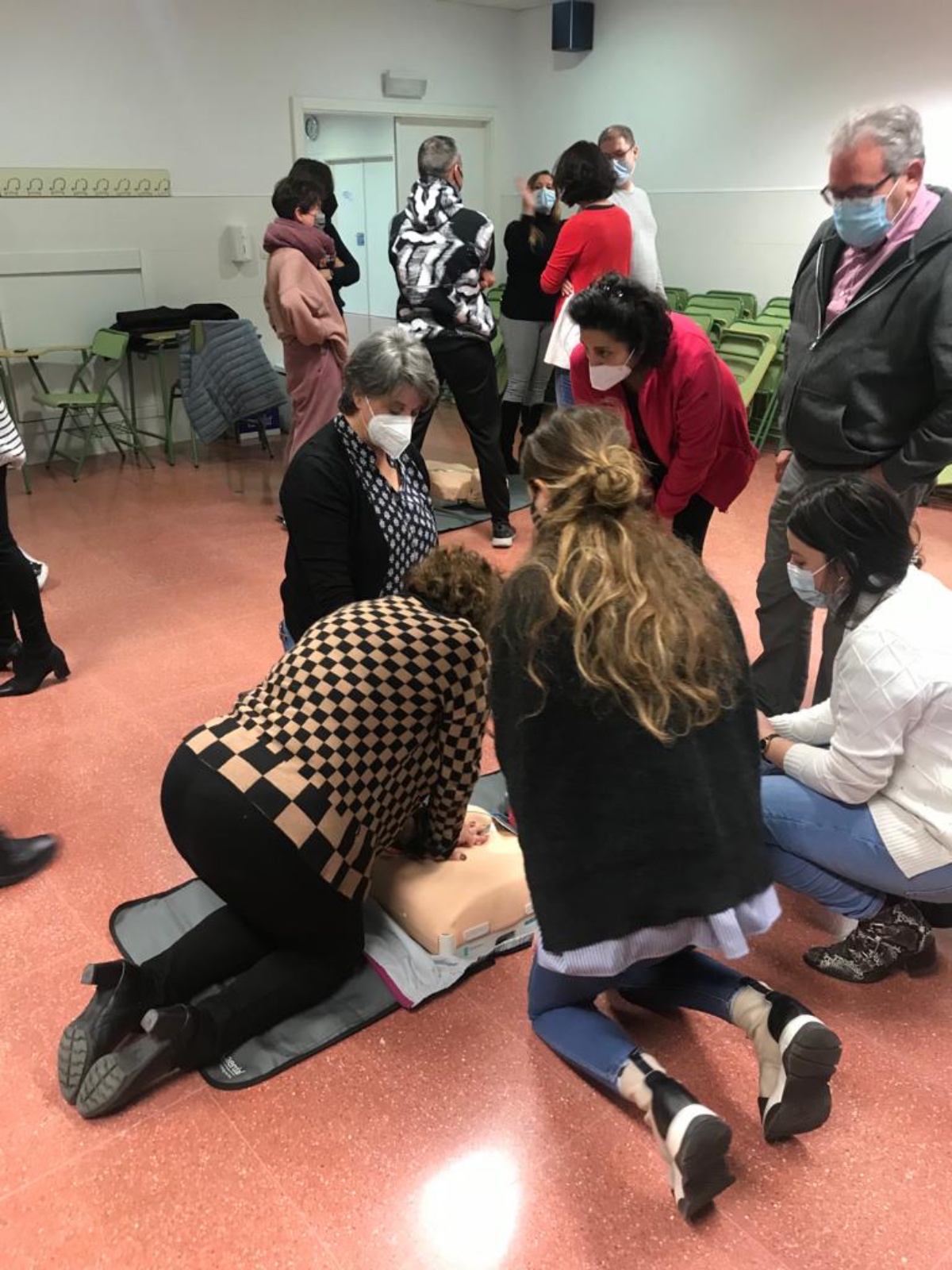 Una de las últimas actividades de Cardiocete en un instituto de Albacete / Imagen: Cardiocete