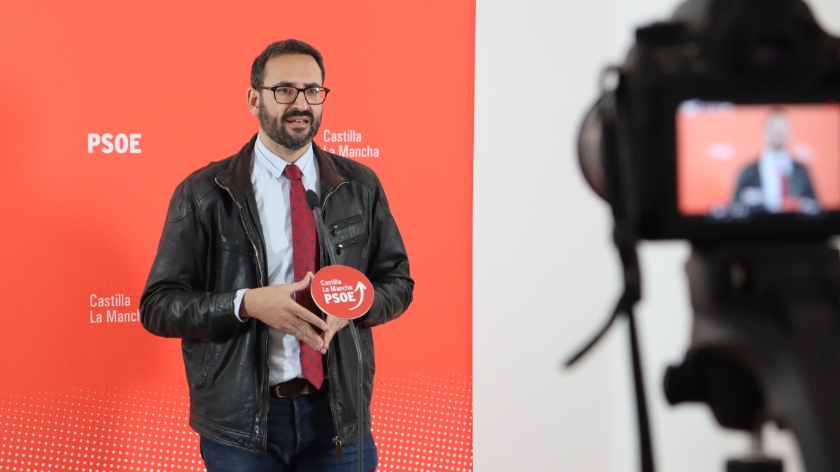 Sergio Gutiérrez, portavoz del PSOE de Castilla-La Mancha / Imagen PSOE CLM