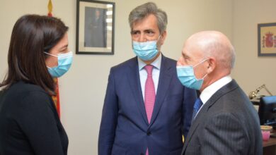 Llop, Lesmes y Rouco en la Ciudad de la Justicia de Albacete