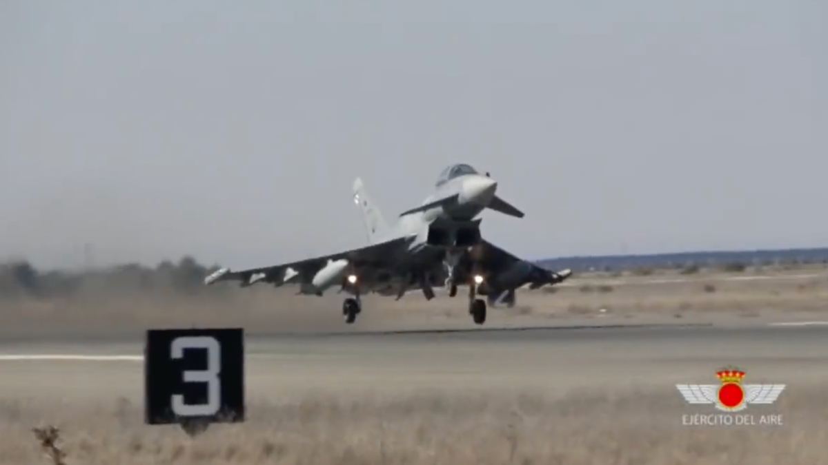 Eurofighter Ala-14, Base Aérea de Albacete / Imagen: Ejército del Aire