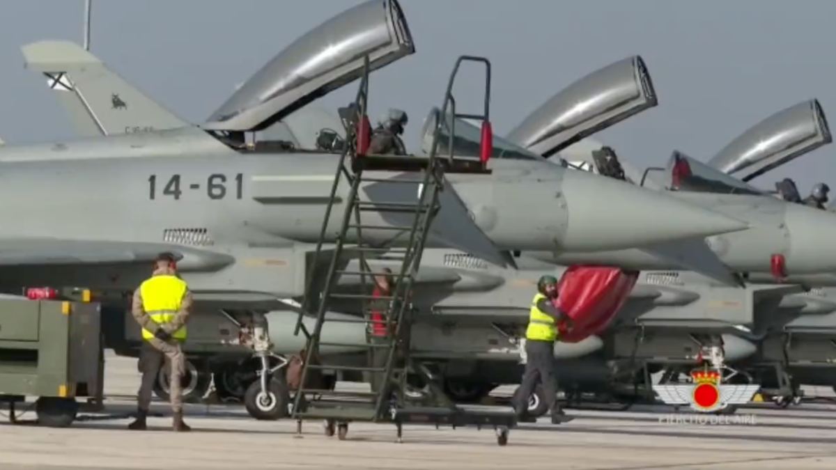 Eurofighter Ala-14, Base Aérea de Albacete / Imagen: Ejército del Aire