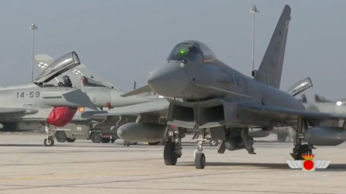 Eurofighter Ala-14, Base Aérea de Albacete / Imagen: Ejército del Aire