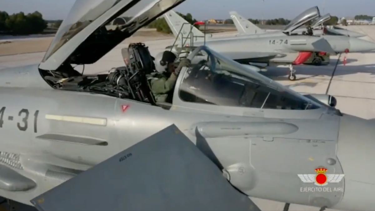 Eurofighter Ala-14, Base Aérea de Albacete / Imagen: Ejército del Aire