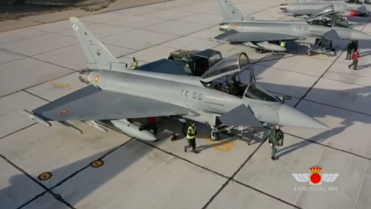 Eurofighter Ala-14, Base Aérea de Albacete / Imagen: Ejército del Aire