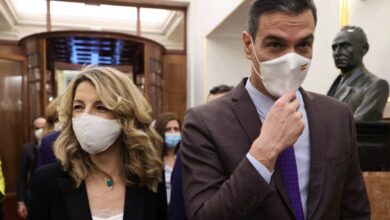Pedro Sánchez y Yolanda Díaz