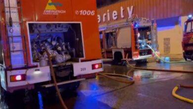 Incendio en Puertollano / Imagen: SCIS CIUDAD REAL