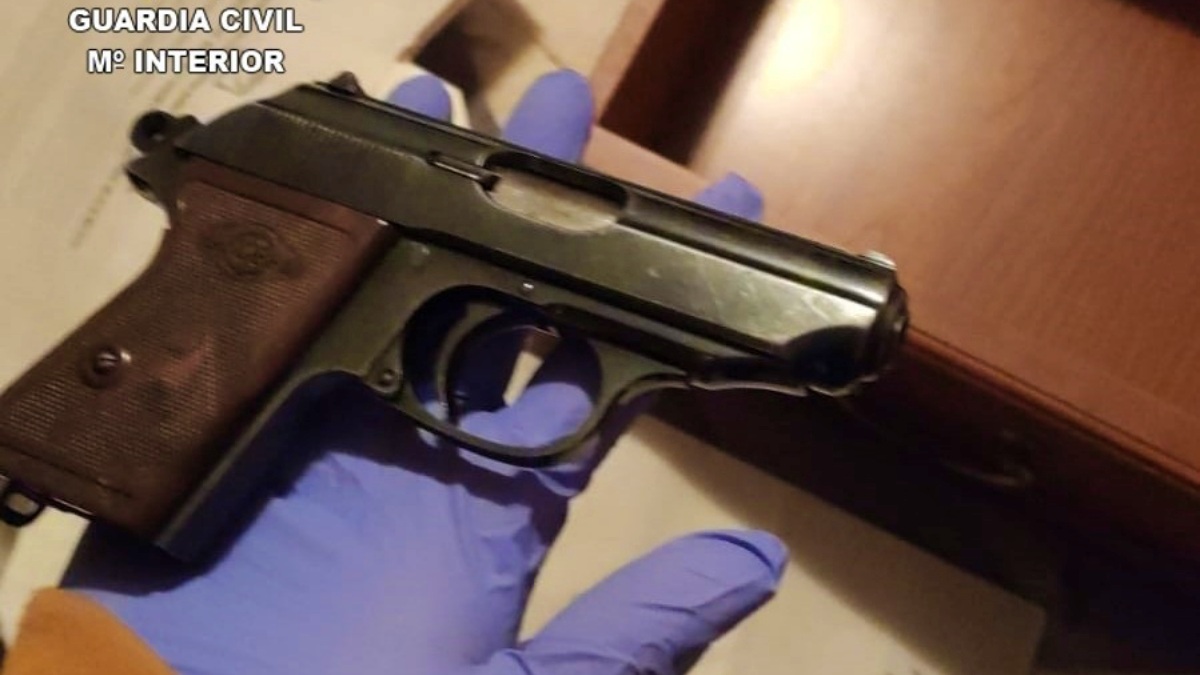 Arma incautada en Castilla-La Mancha