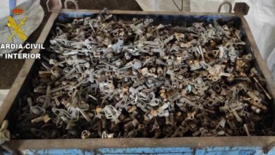 Material robado de explotaciones agrícolas de Albacete / Imagen: Guardia Civil