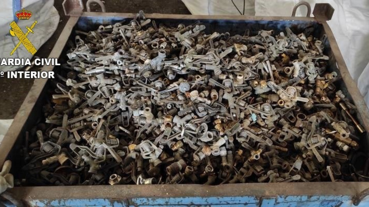 Material robado de explotaciones agrícolas de Albacete / Imagen: Guardia Civil