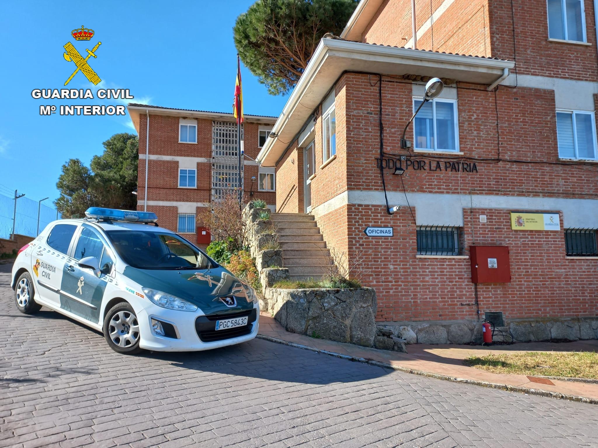 Coche de la Guardia Civil en Castilla-La Mancha / Imagen: Guardia Civil