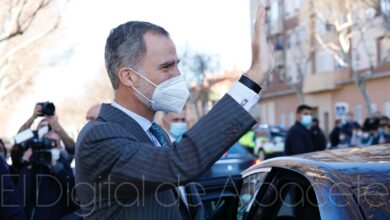 El Rey Felipe en su visita a Albacete el pasado 21 de enero