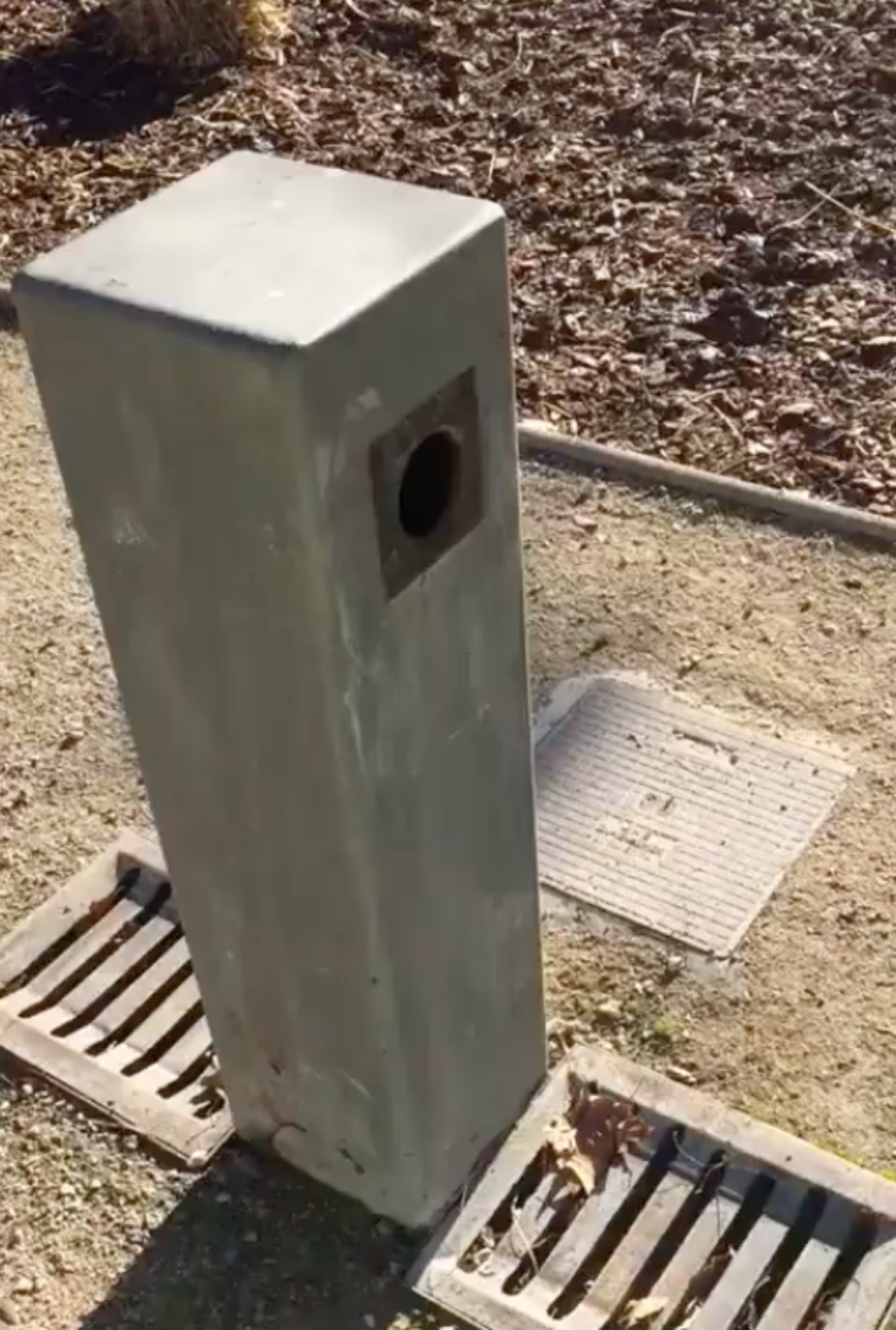 Una de las fuentes de un parque de Albacete a las que han arrancado los grifos / Imagen: Ayuntamiento de Albacete 