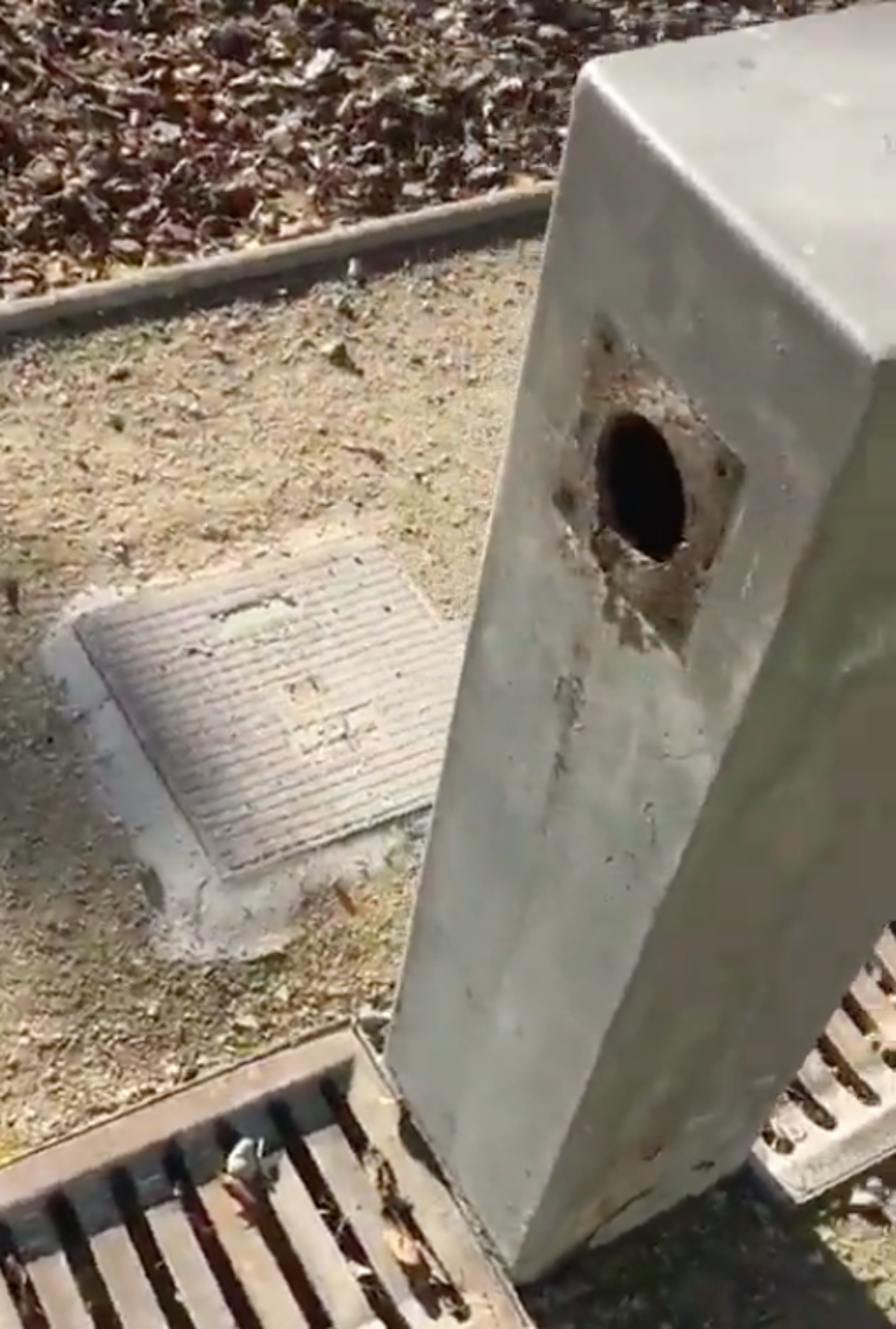 Una de las fuentes de un parque de Albacete a las que han arrancado los grifos / Imagen: Ayuntamiento de Albacete