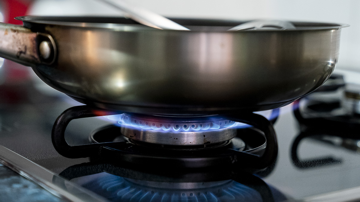 Una cocina de butano