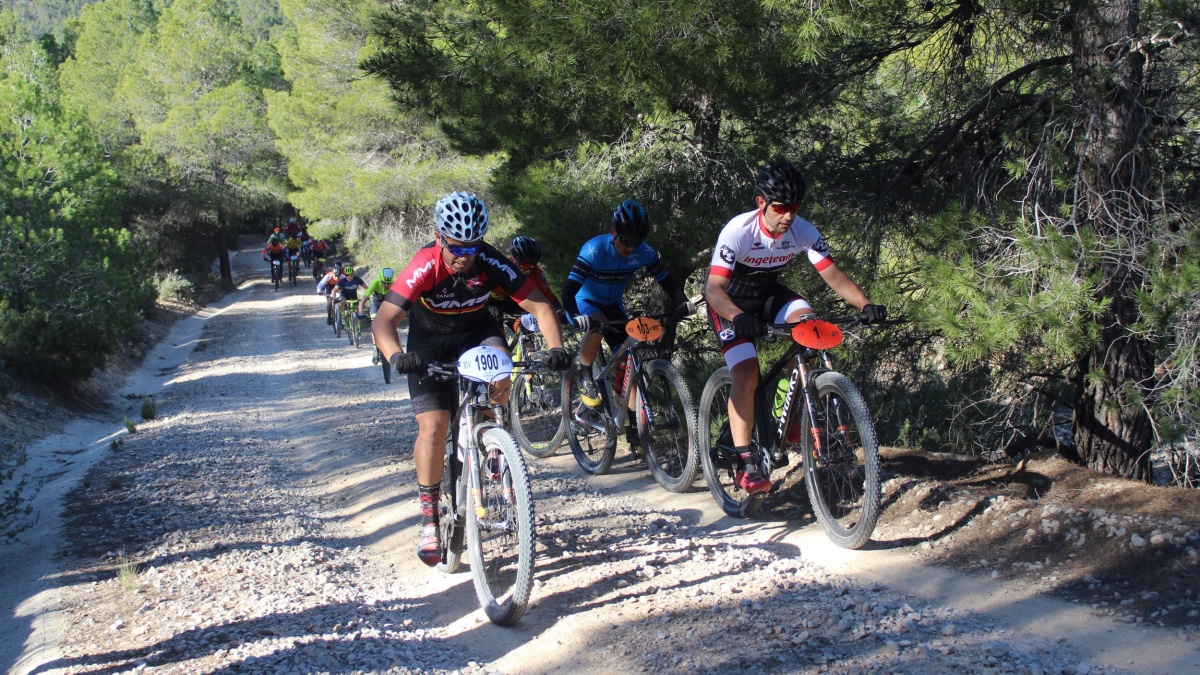 Grupo corredores en 2020 durante esta prueba deportiva en la provincia de Albacete