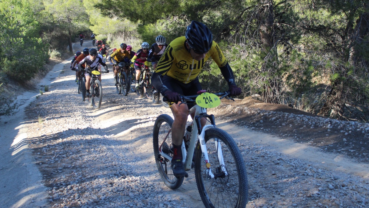 Grupo corredores en 2020 durante esta prueba deportiva en la provincia de Albacete