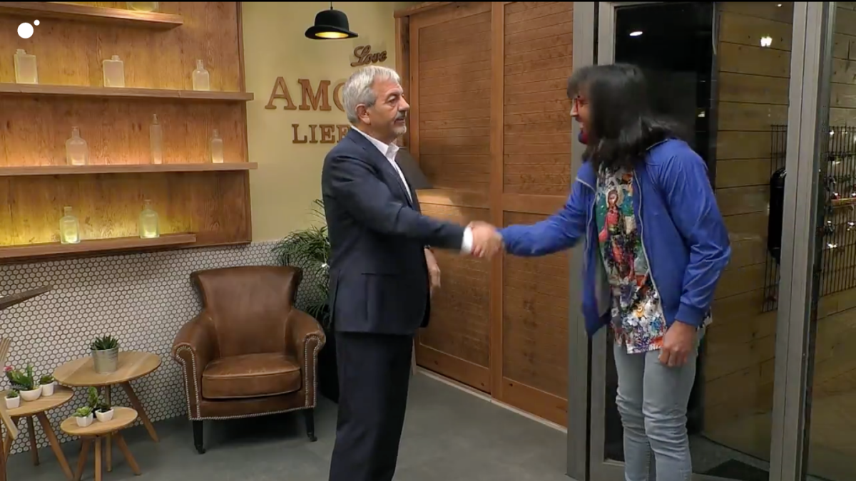La llegada del albaceteño a 'First Dates' / Imagen: 'First Dates'