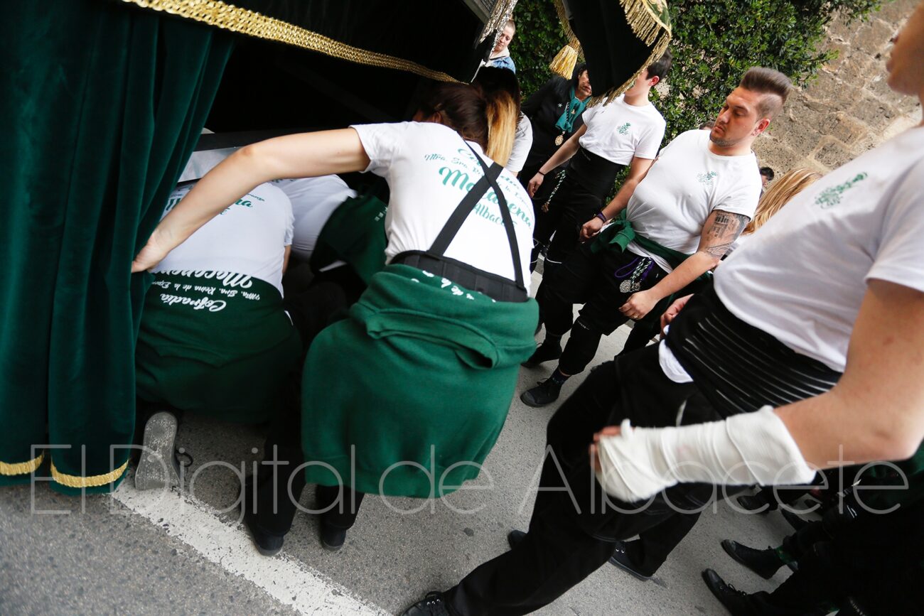 Los costaleros de la Macarena en Albacete / Imagen de archivo