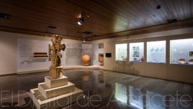 Una de las salas de arqueología del Museo de Albacete