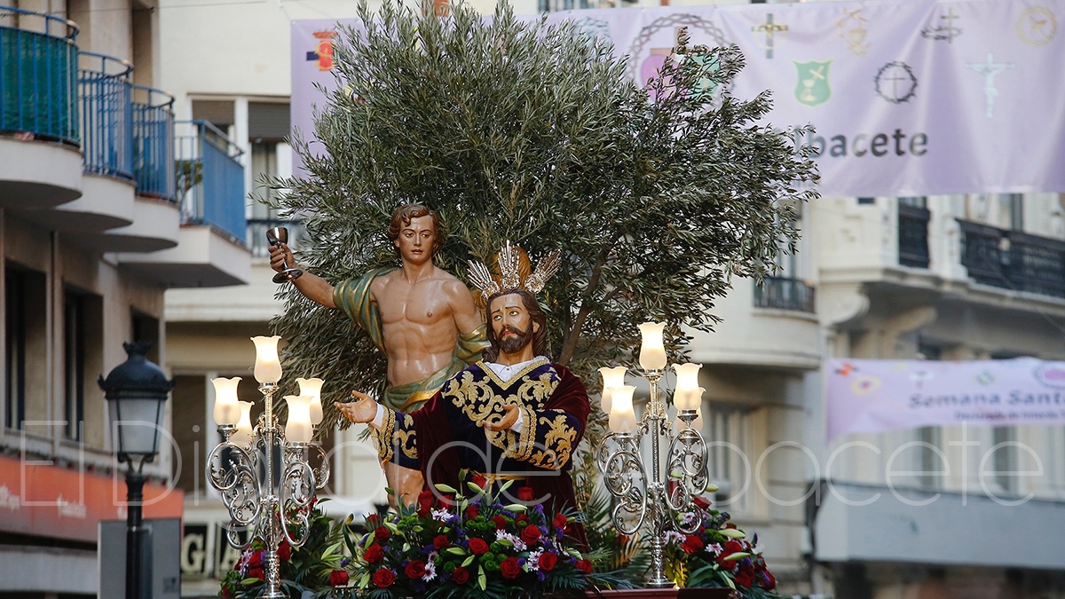 Imagen de la Oración en el Huerto procesionando en Albacete / Imagen de archivo