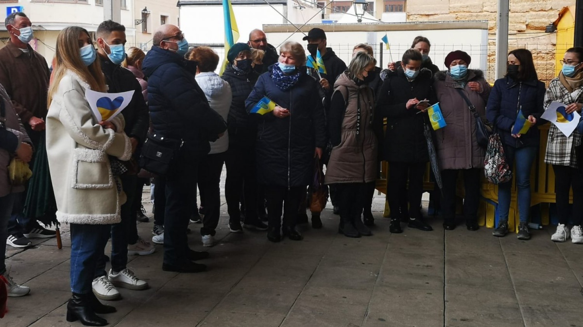 Medio centenar de personas piden desde este municipio de Albacete el fin del ataque a Ucrania