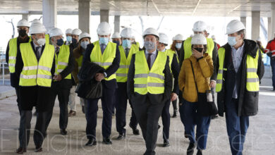 El presidente de Castilla-La Mancha, Emiliano García-Page, visita las obras del Hospital de Albacete / Fotos: Ángel Chacón