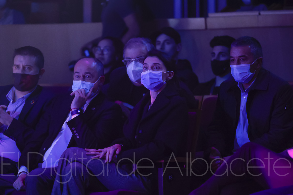 La ministra de Justicia, Pilar Llop, junto al alcalde de Albacete, Emilio Sáez / Fotos: Ángel Chacón