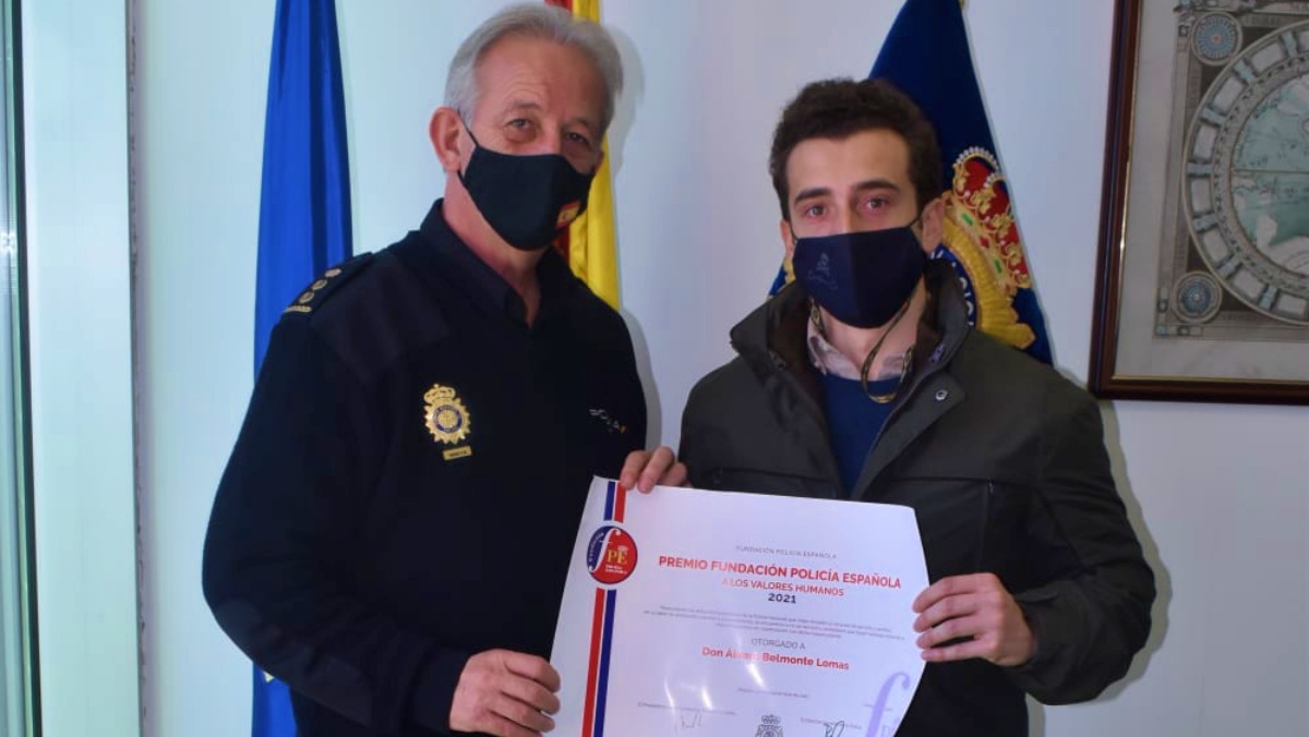 Antonio Bueno y Álvaro Belmonte, el estudiante de medicina que le salvó la vida a una persona en Albacete