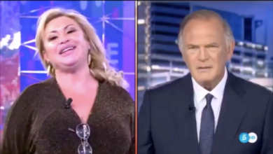 El albaceteño Pedro Piqueras y Raquel Mosquera / Imagen: Mediaset