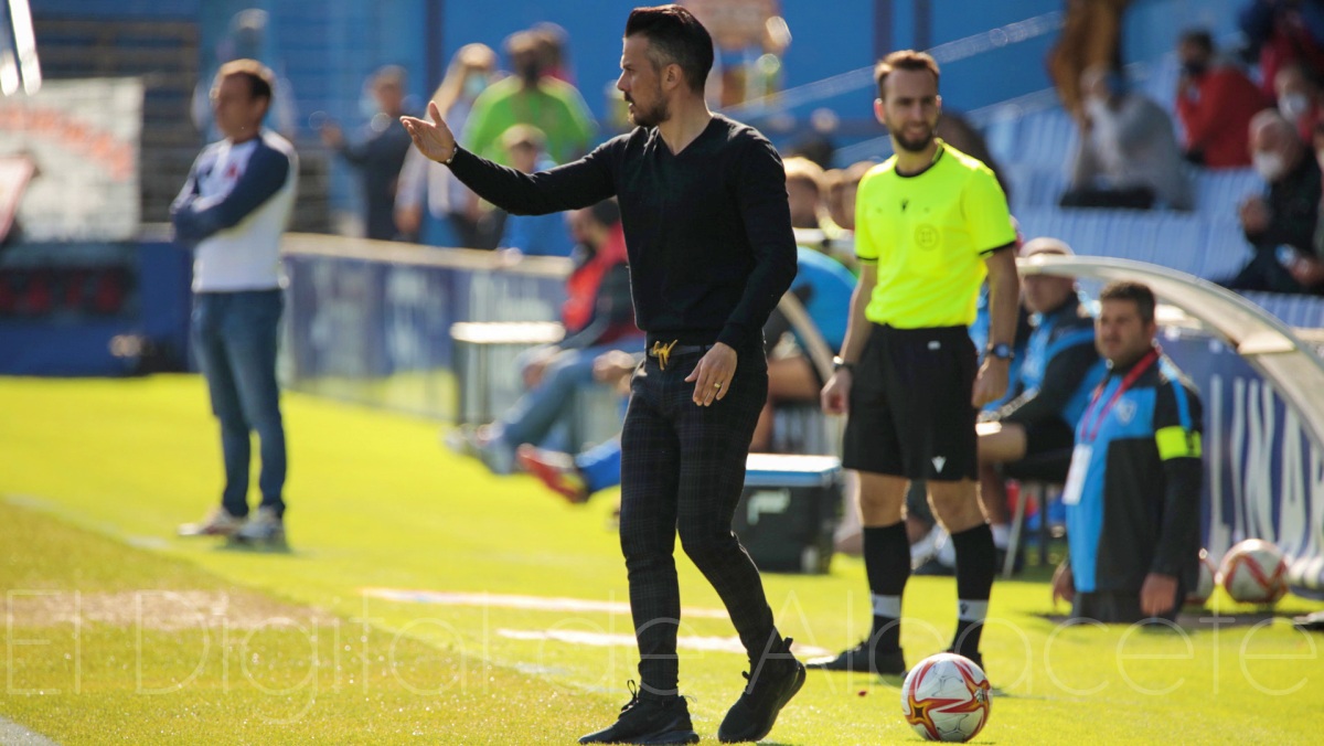 Rubén de la Barrera, entrenador del Albacete