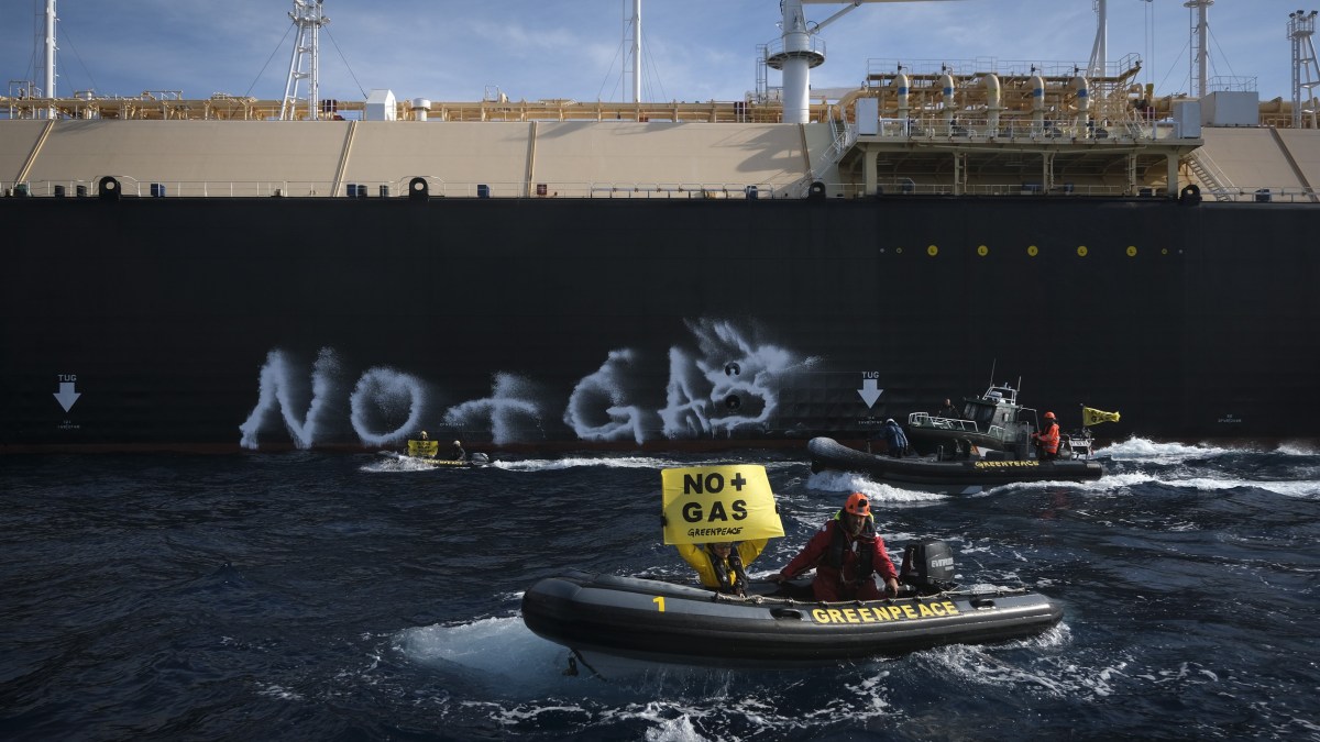 Protesta de Greenpeace